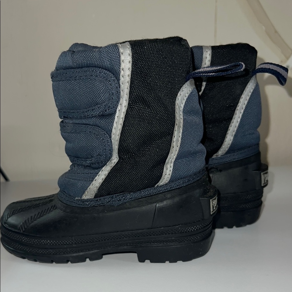 Kids Winter Boots - Black and Blue